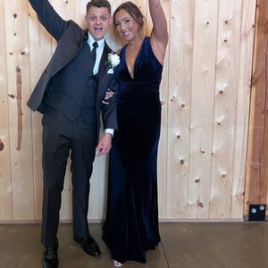 Dylan Velvet Dress (bridesmaid, by revelry)